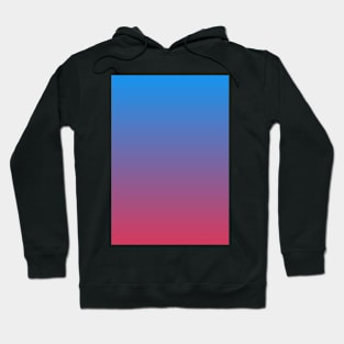 Blue Purple Red Gradient Fashion Print Hoodie